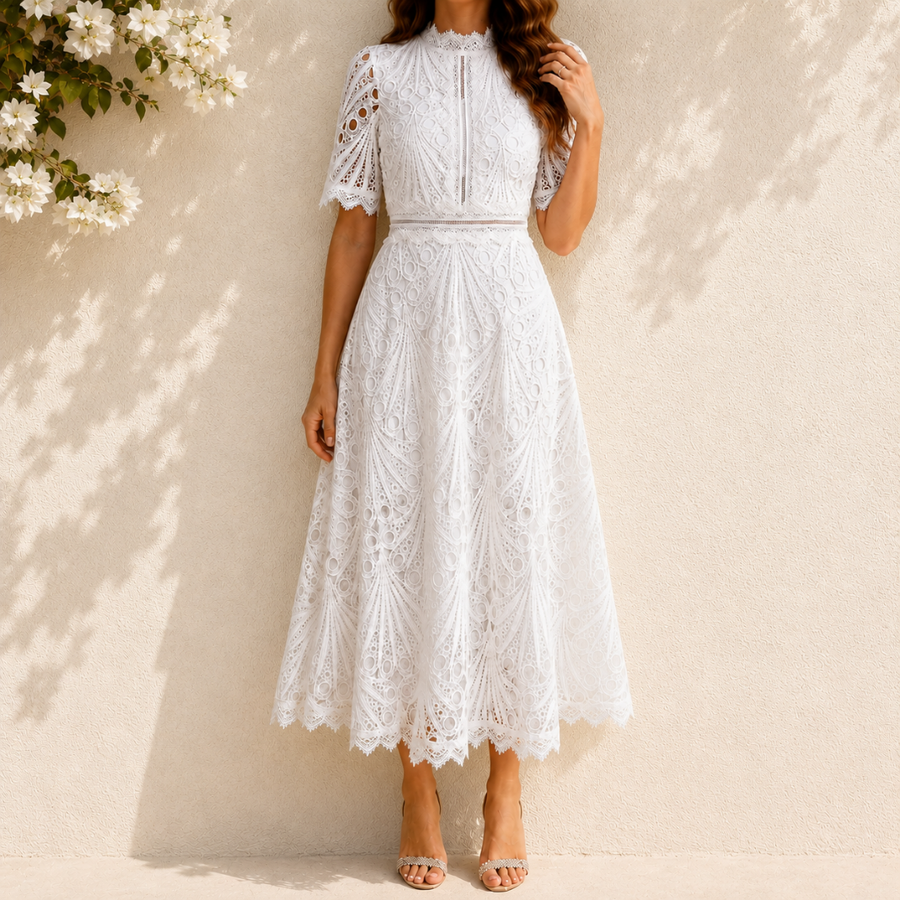 Charlisse Lace Midi Dress