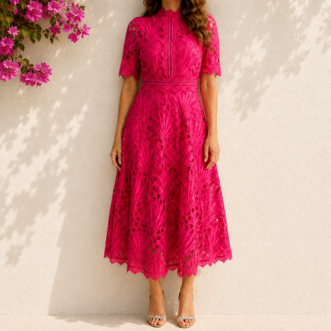 Charlisse Lace Midi Dress