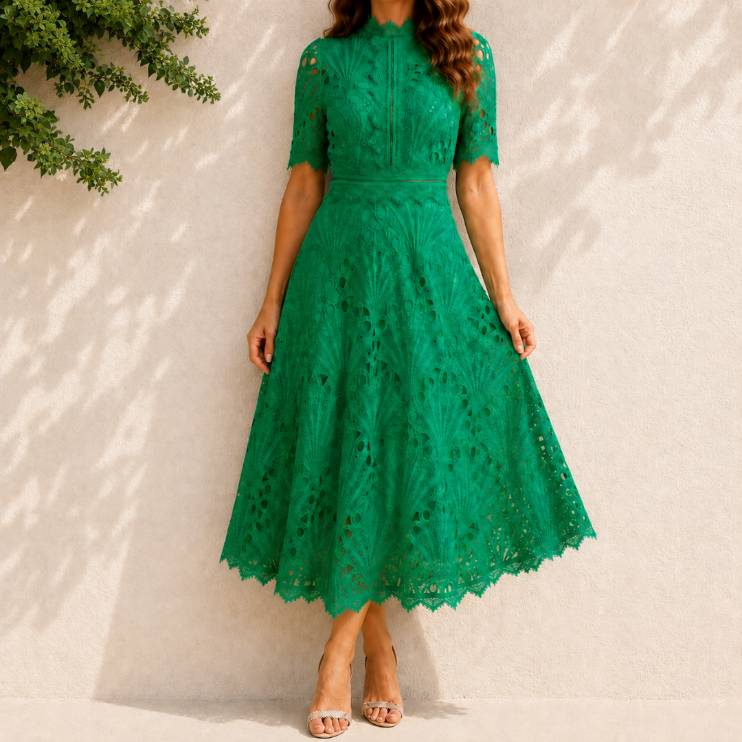 Charlisse Lace Midi Dress