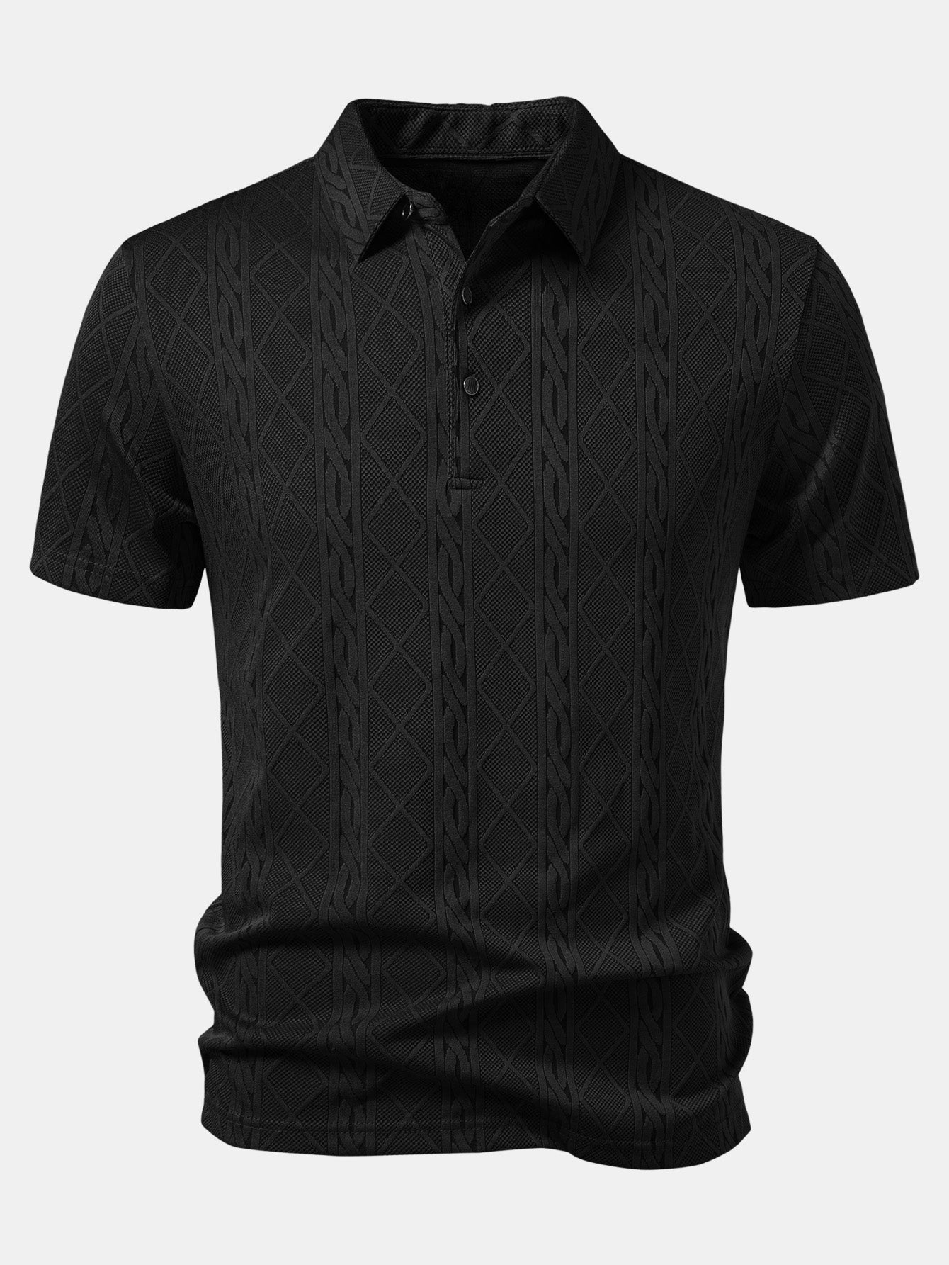 Geometry Jacquard Polo