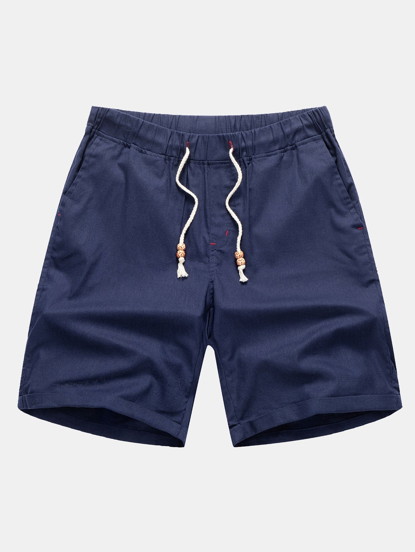 3 Pieces Linen Drawstring Shorts