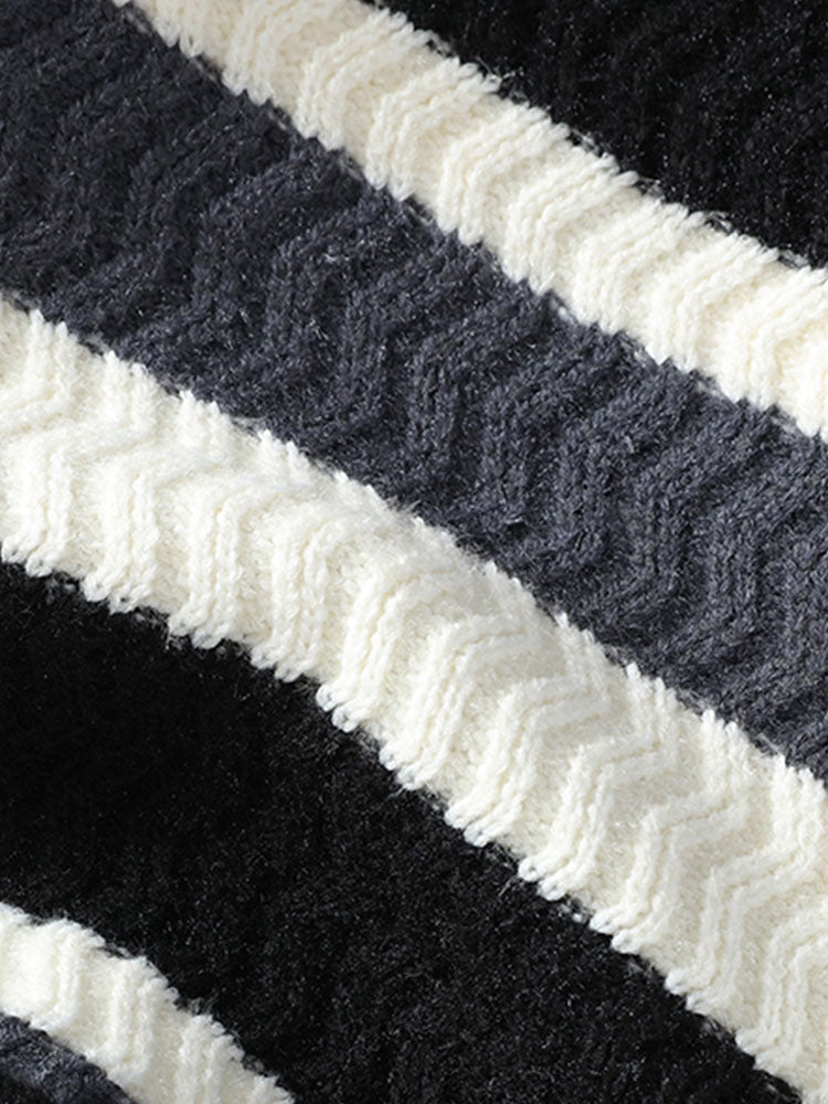 Striped Crew Neck Sweater