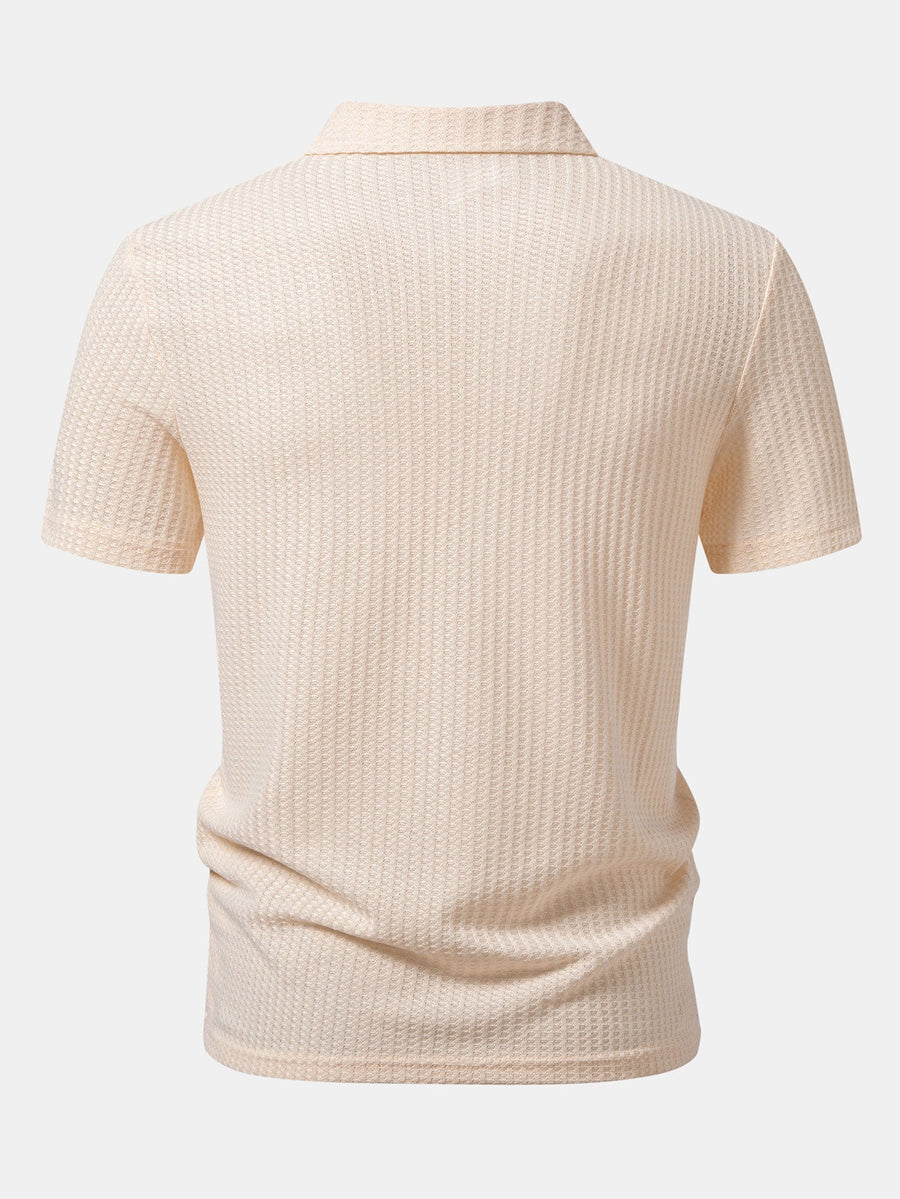 Waffle Knit Polo