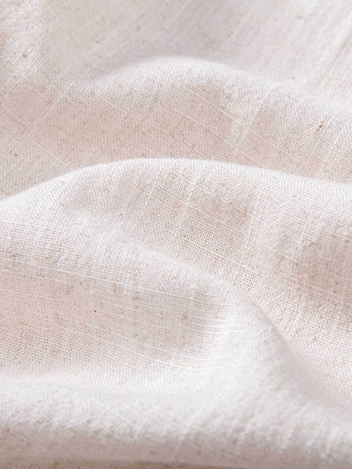 Contrast Stitching Linen Rayon Blend Cuban Shirt