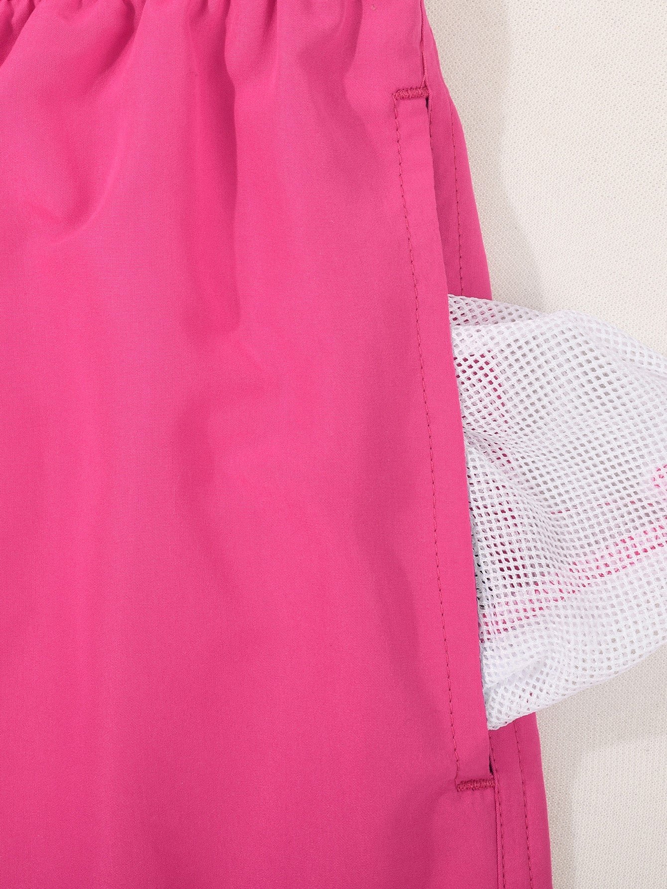 Contrast Waistband Swim Shorts