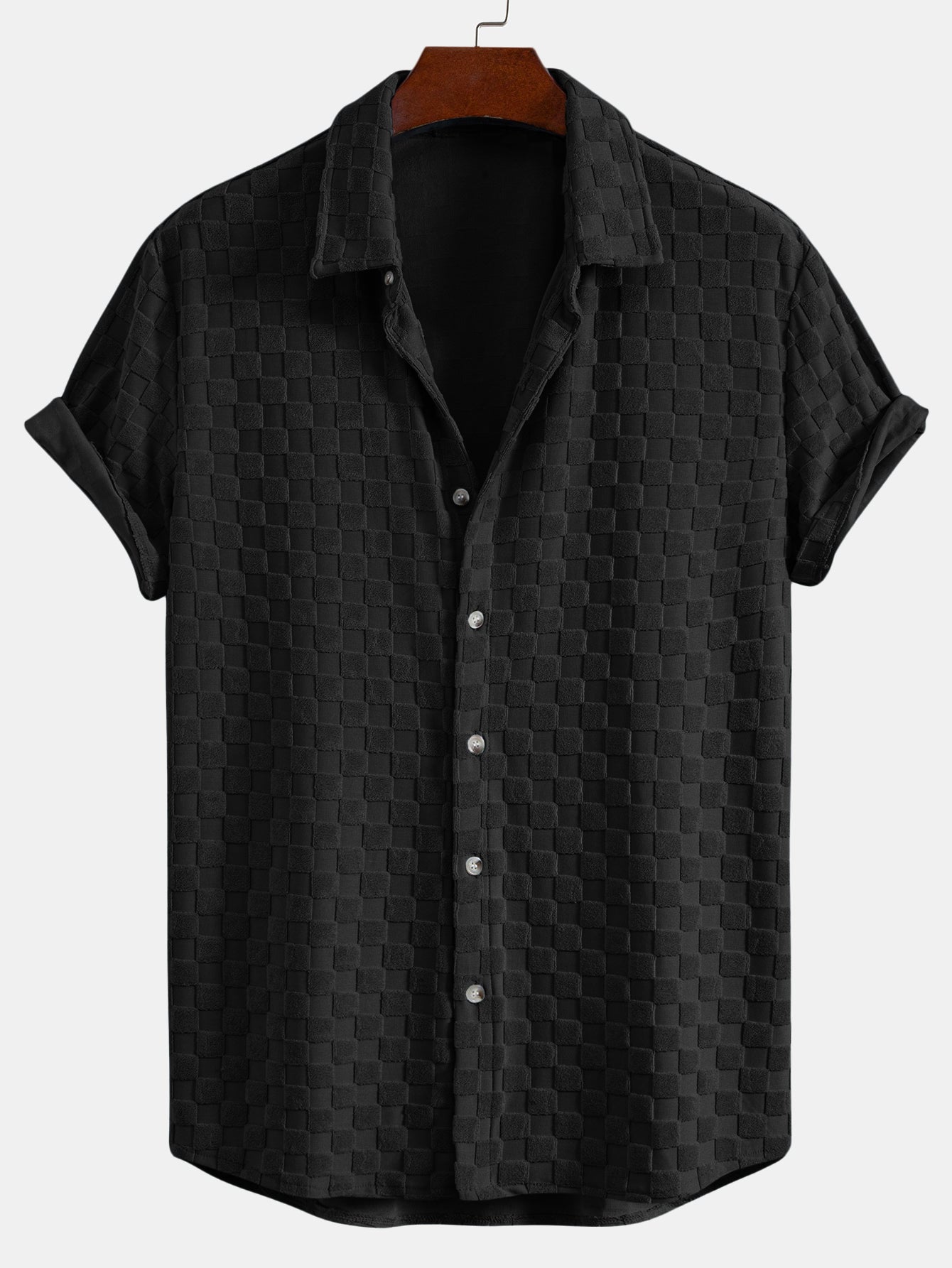 Checkerboard Terry Shirt & Shorts