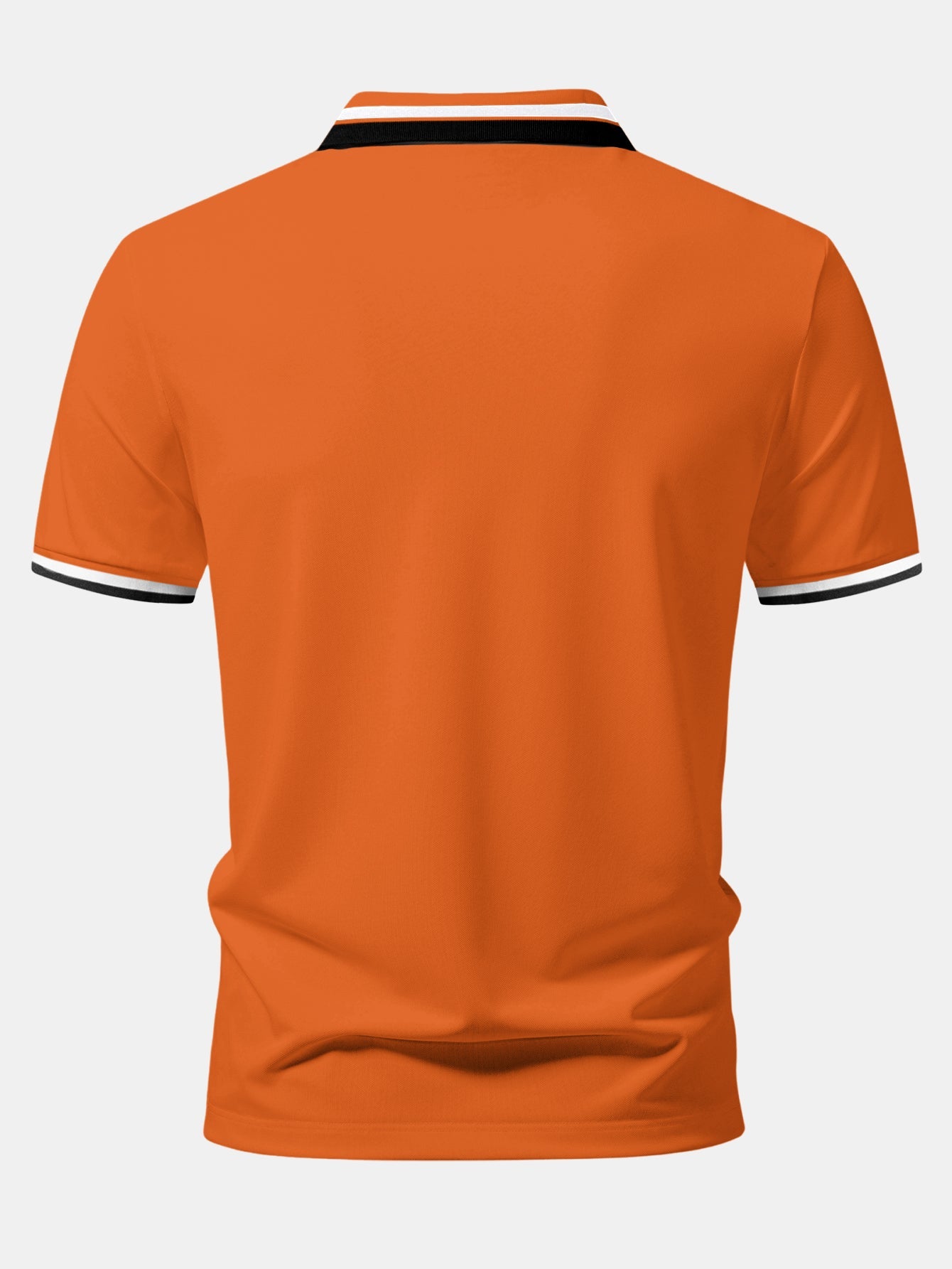 Contrast Trim Pique Polo