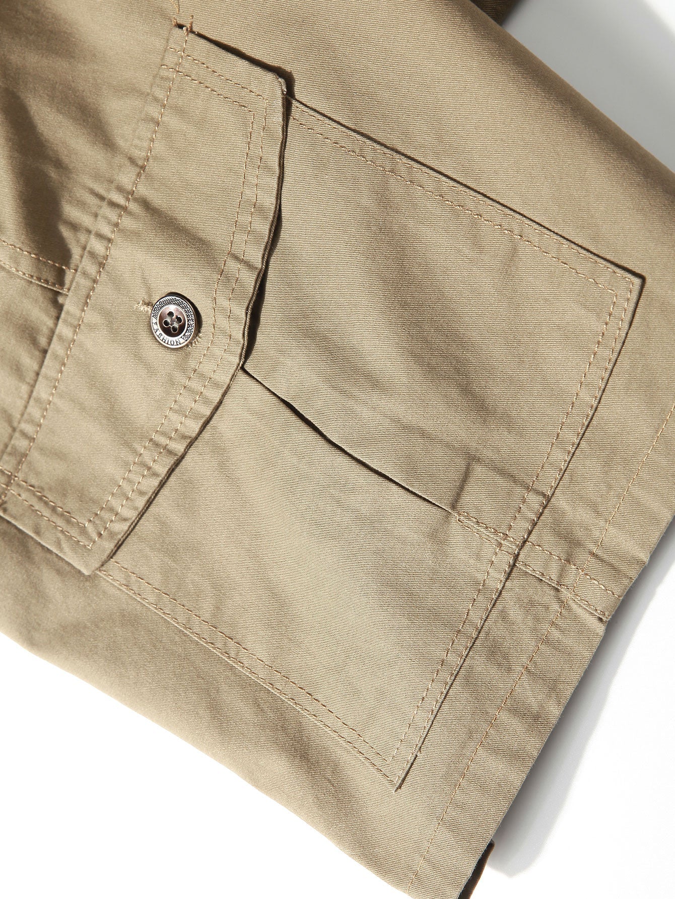 3 Pieces Chino Drawstring Cargo Shorts
