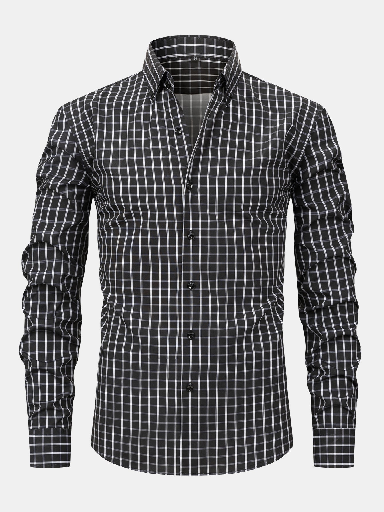 Long Sleeve Plaid Button Up Shirt
