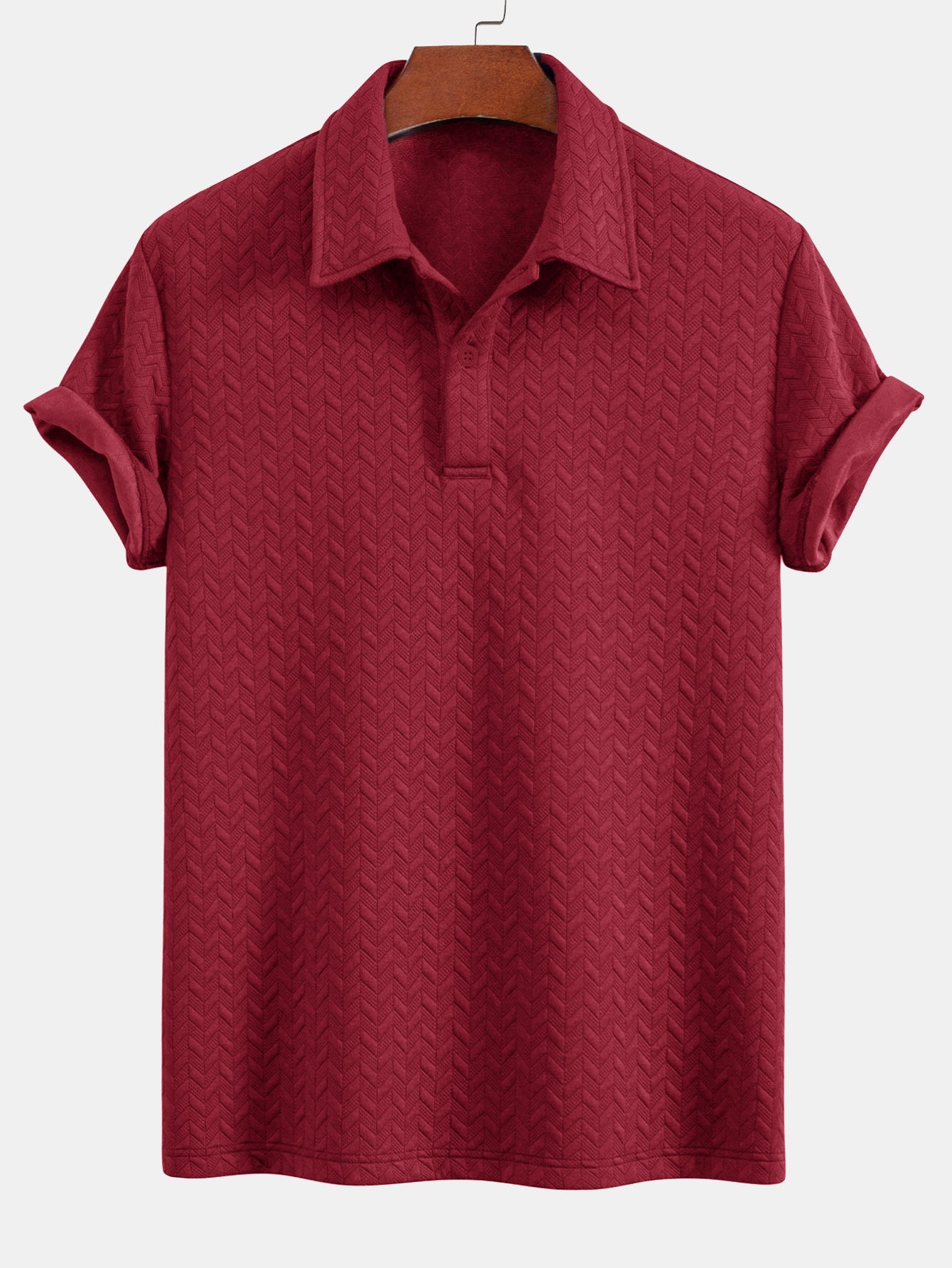 Geometric Jacquard Polo & Geometric Jacquard Shorts