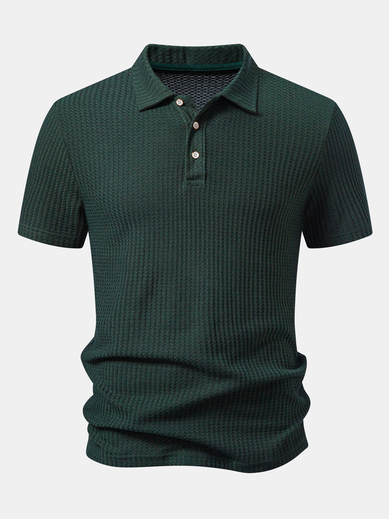 Waffle Knit Polo