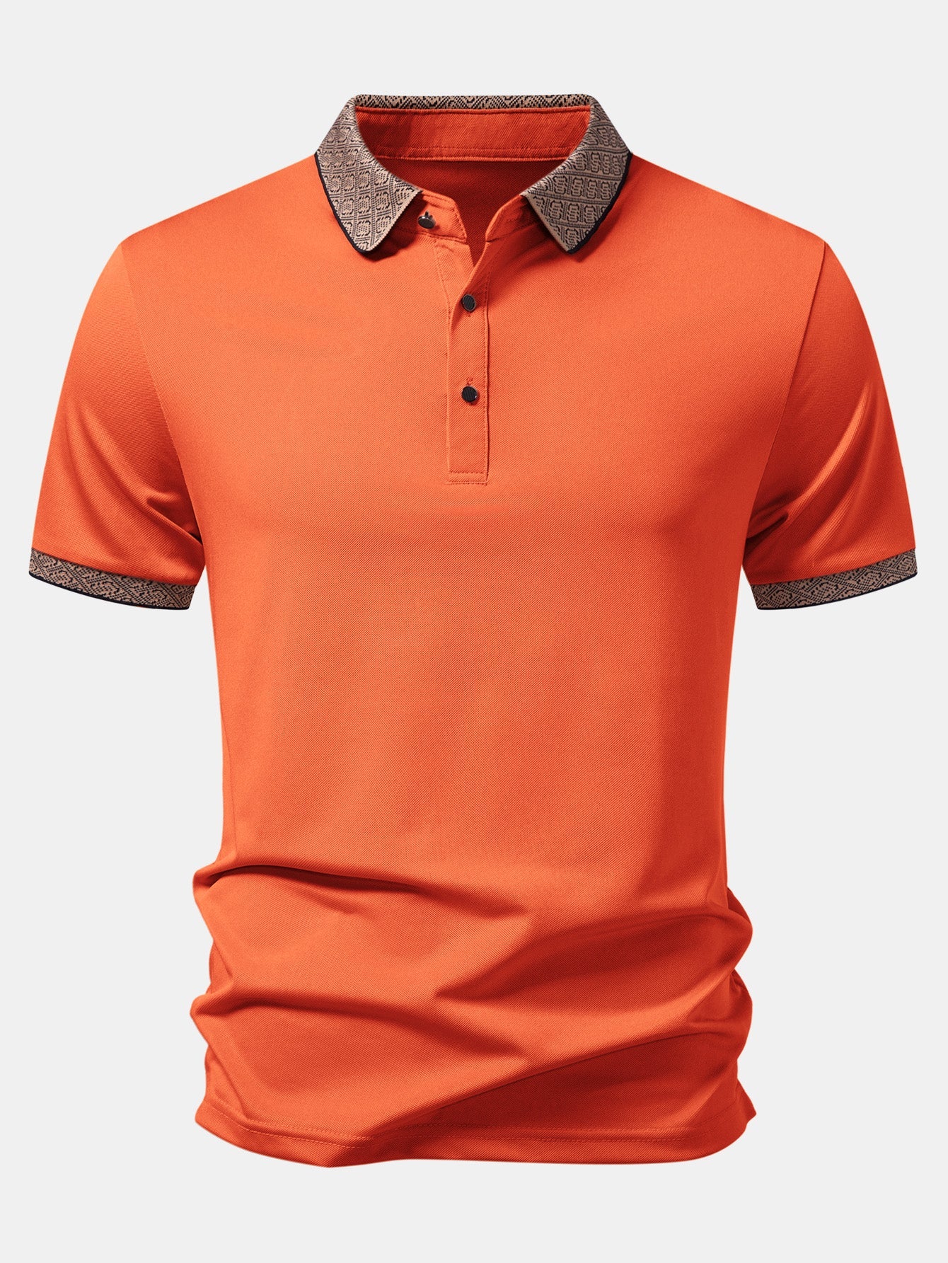Contrast Collar Polo