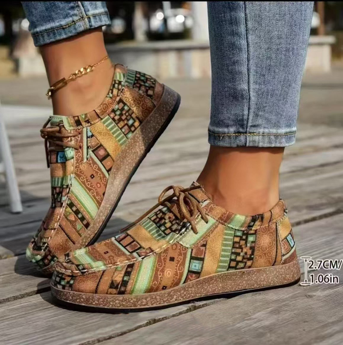 Colourful Retro Women's Shoes