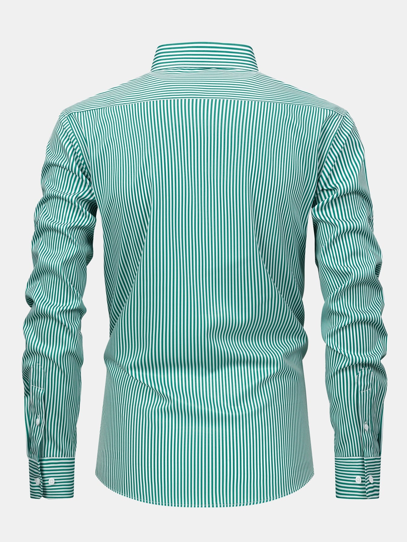 Long Sleeve Stripe Button Up Shirt