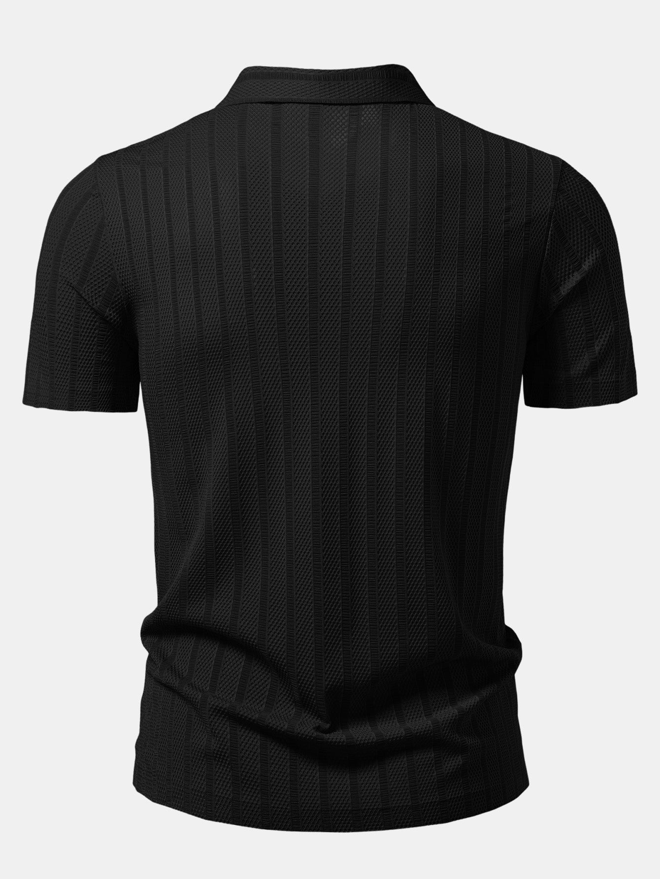 Striped Textured Polo