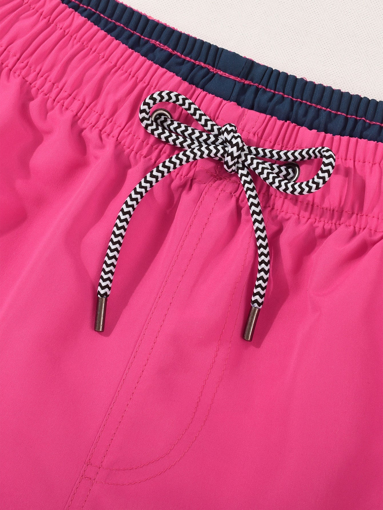 Contrast Waistband Swim Shorts