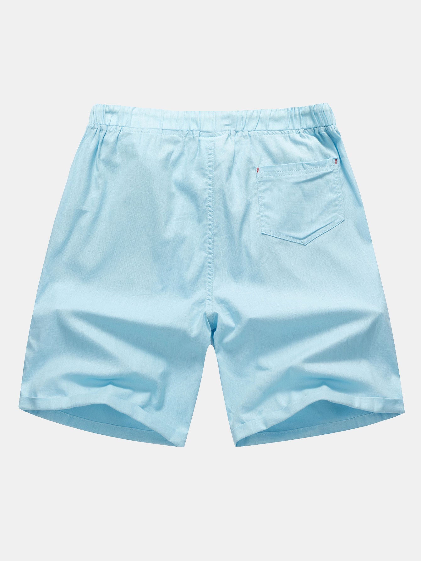 3 Pieces Linen Drawstring Shorts
