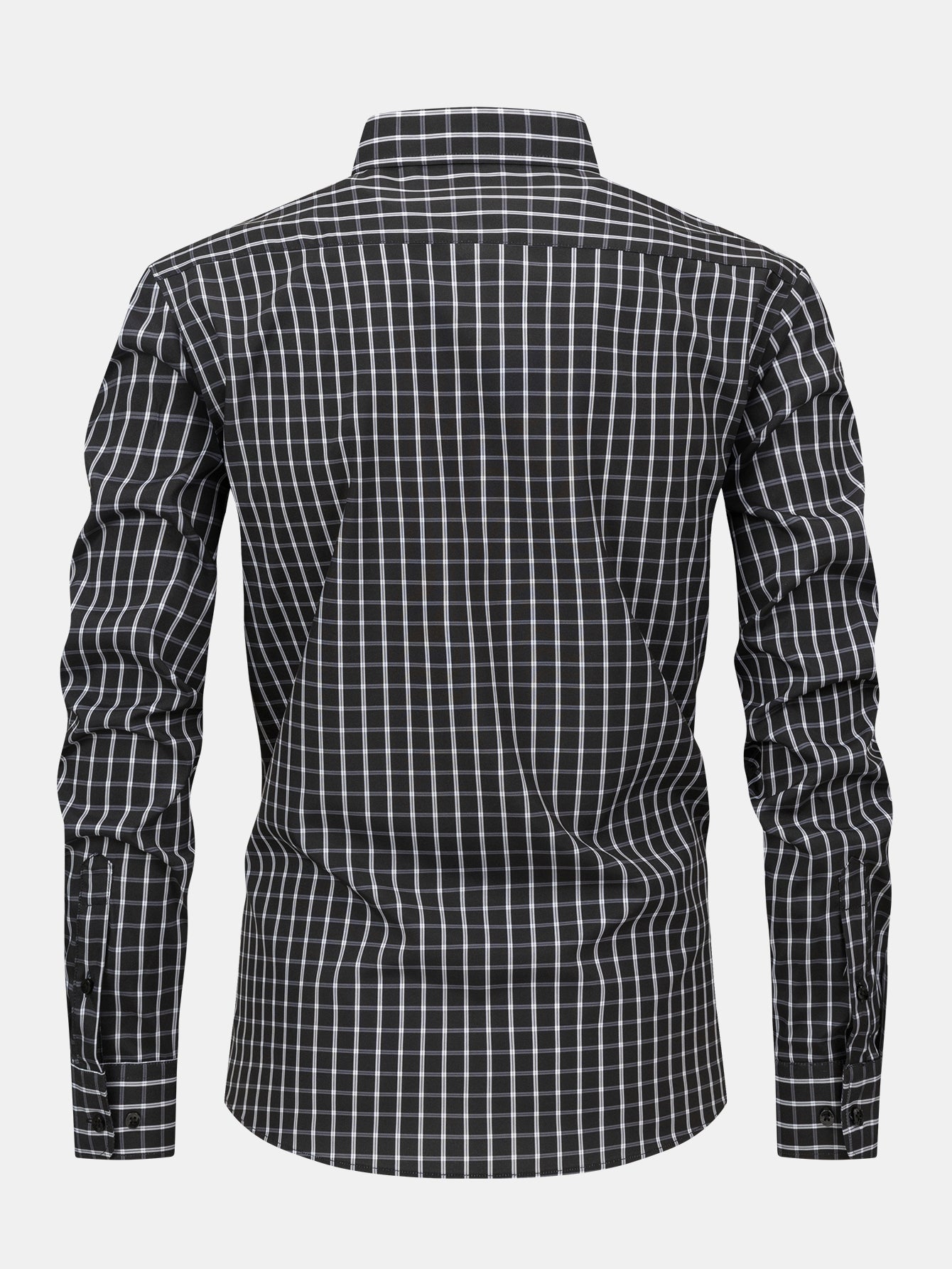 Long Sleeve Plaid Button Up Shirt
