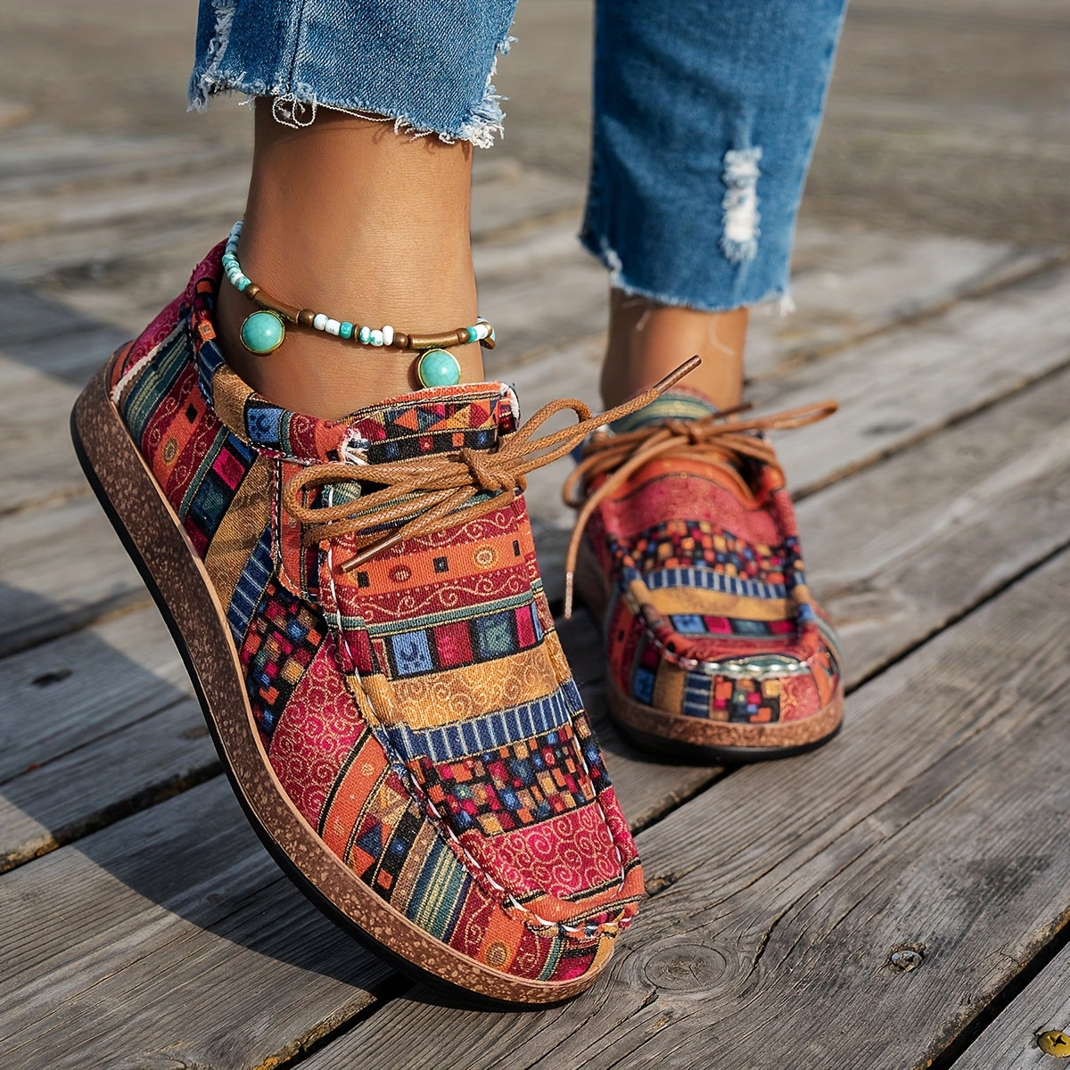 Colourful Retro Women's Shoes