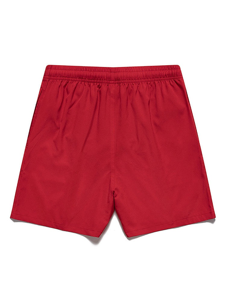 Stripe Print Shirt & Swim Shorts