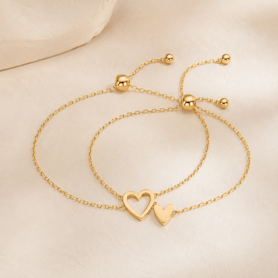 Matching Hearts Bracelet
