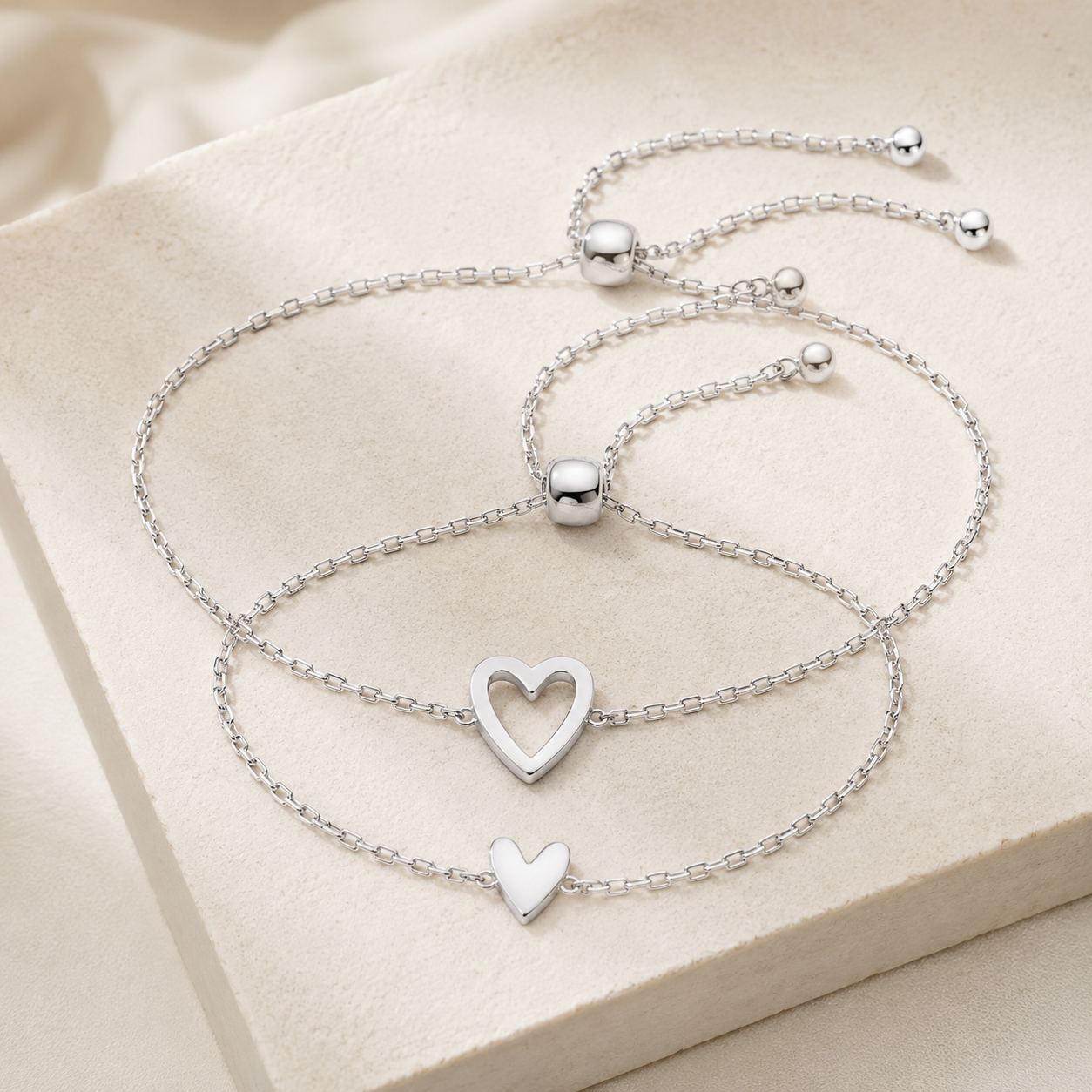 Matching Hearts Bracelet