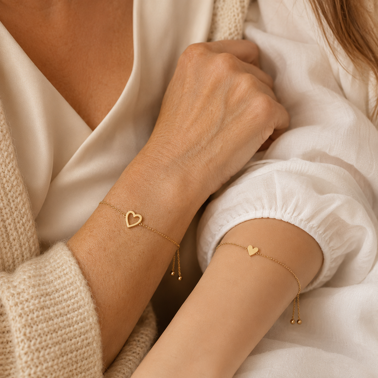 Matching Hearts Bracelet