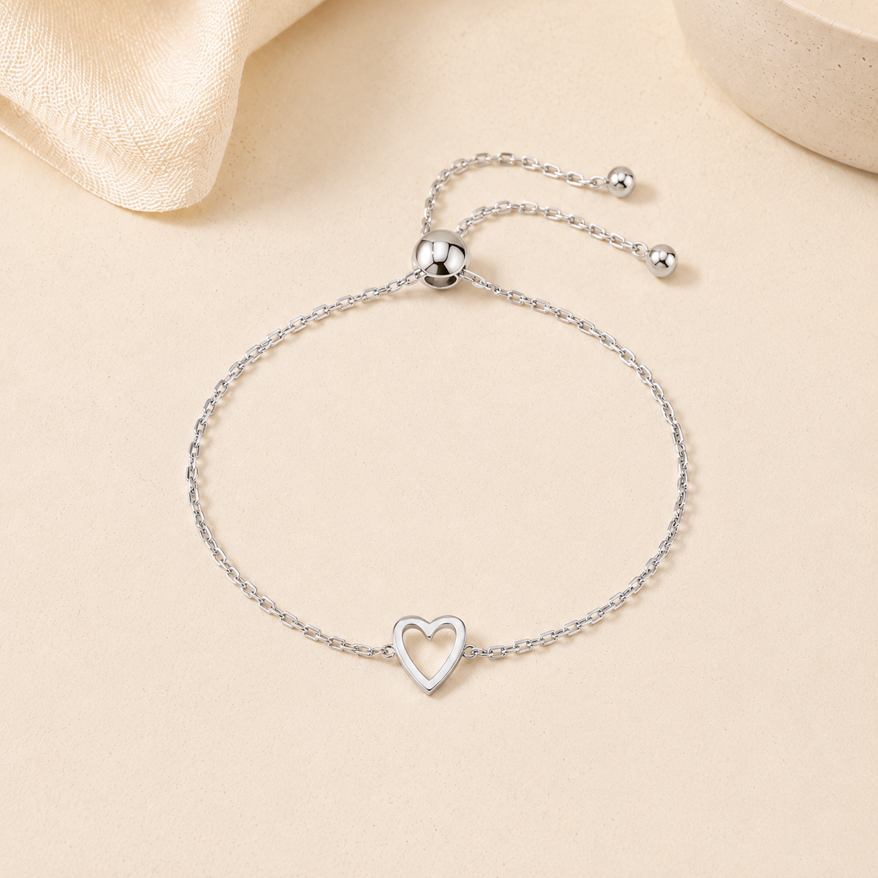 Matching Hearts Bracelet