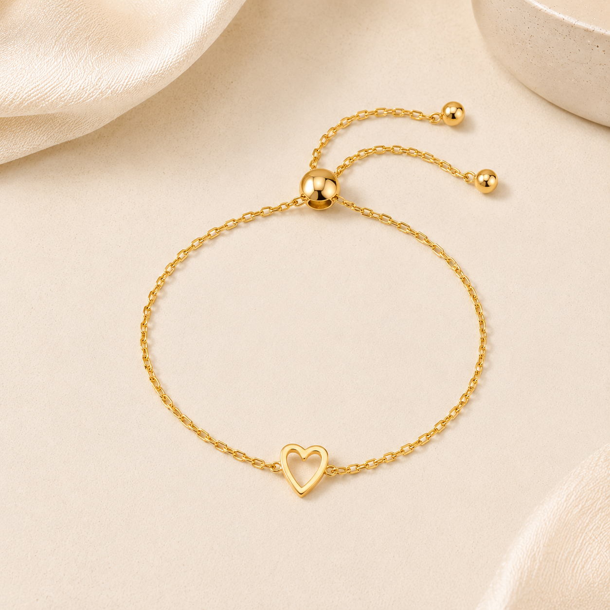 Matching Hearts Bracelet