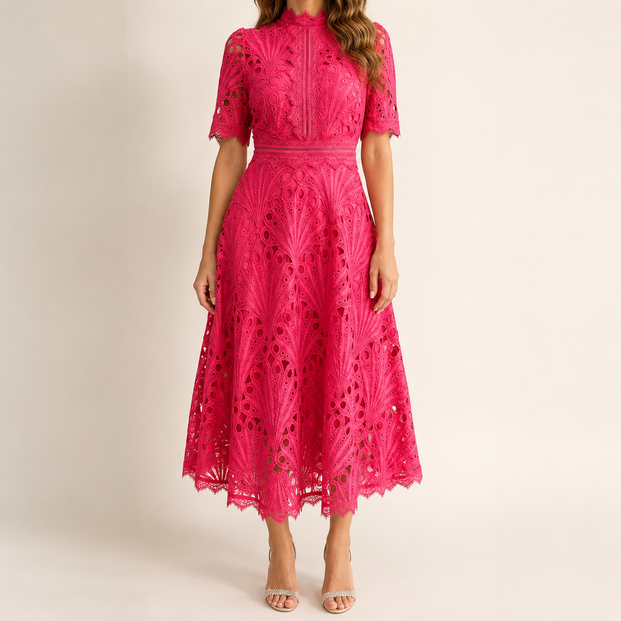 Charlisse Lace Midi Dress