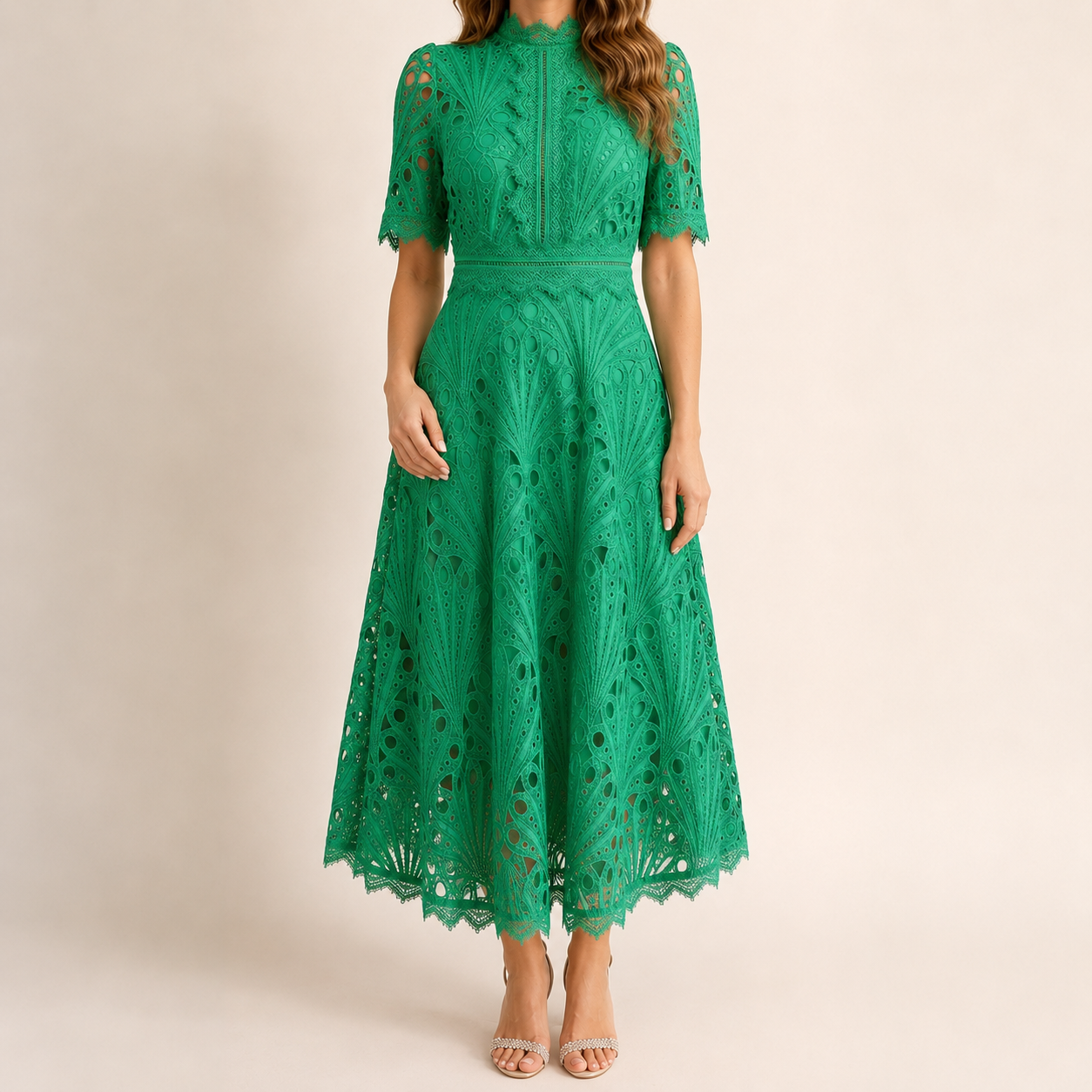 Charlisse Lace Midi Dress