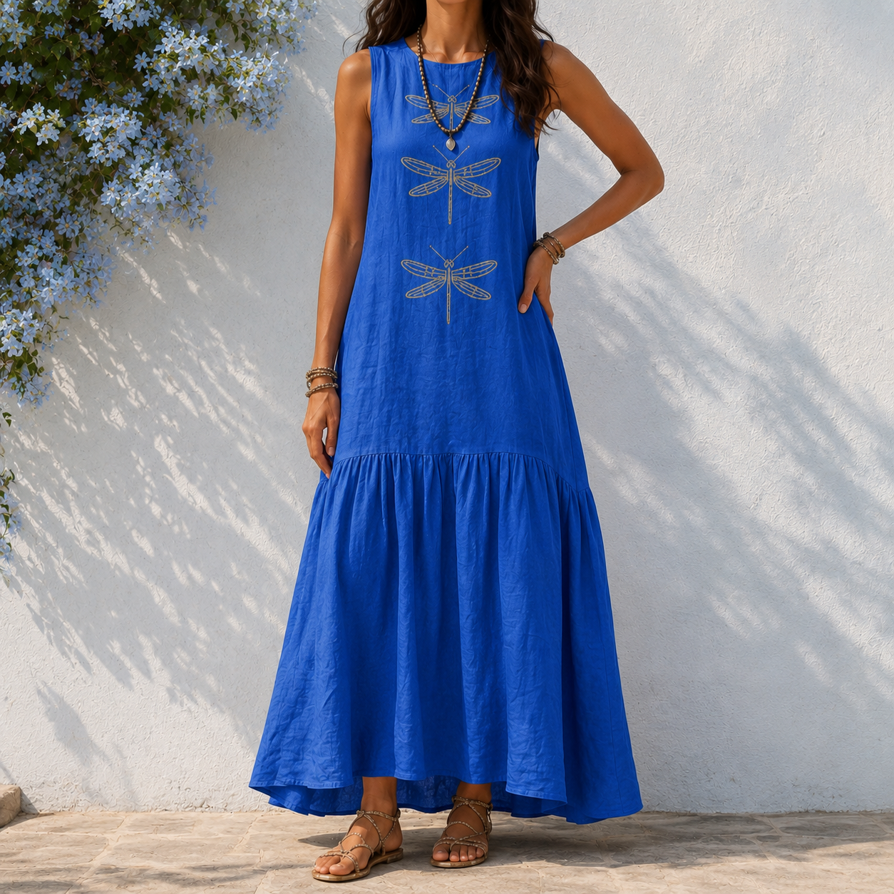 Geneva - Sleeveless Maxi Dress