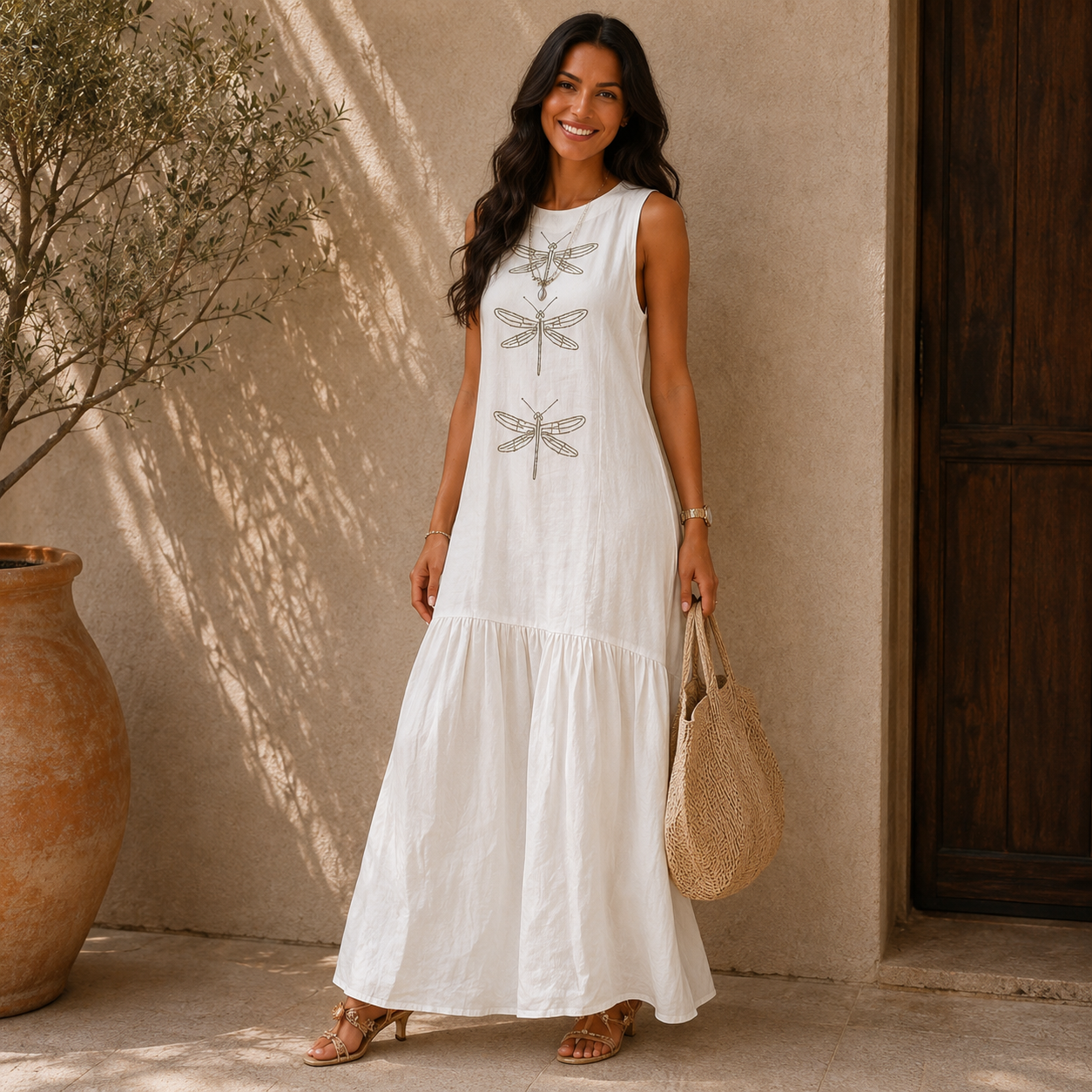Geneva - Sleeveless Maxi Dress