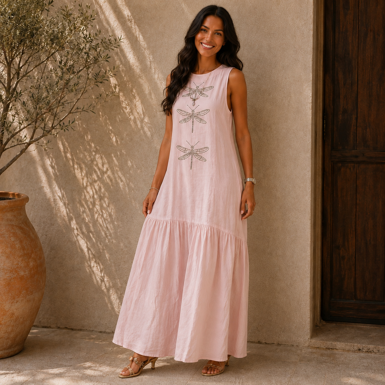 Geneva - Sleeveless Maxi Dress