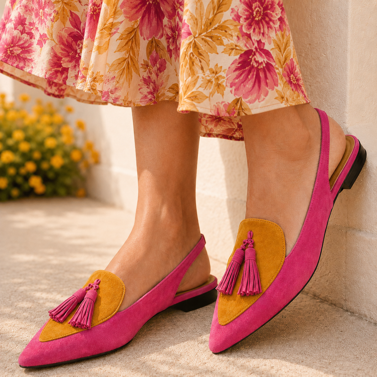 Eliza | Strappy Tassel Sandals