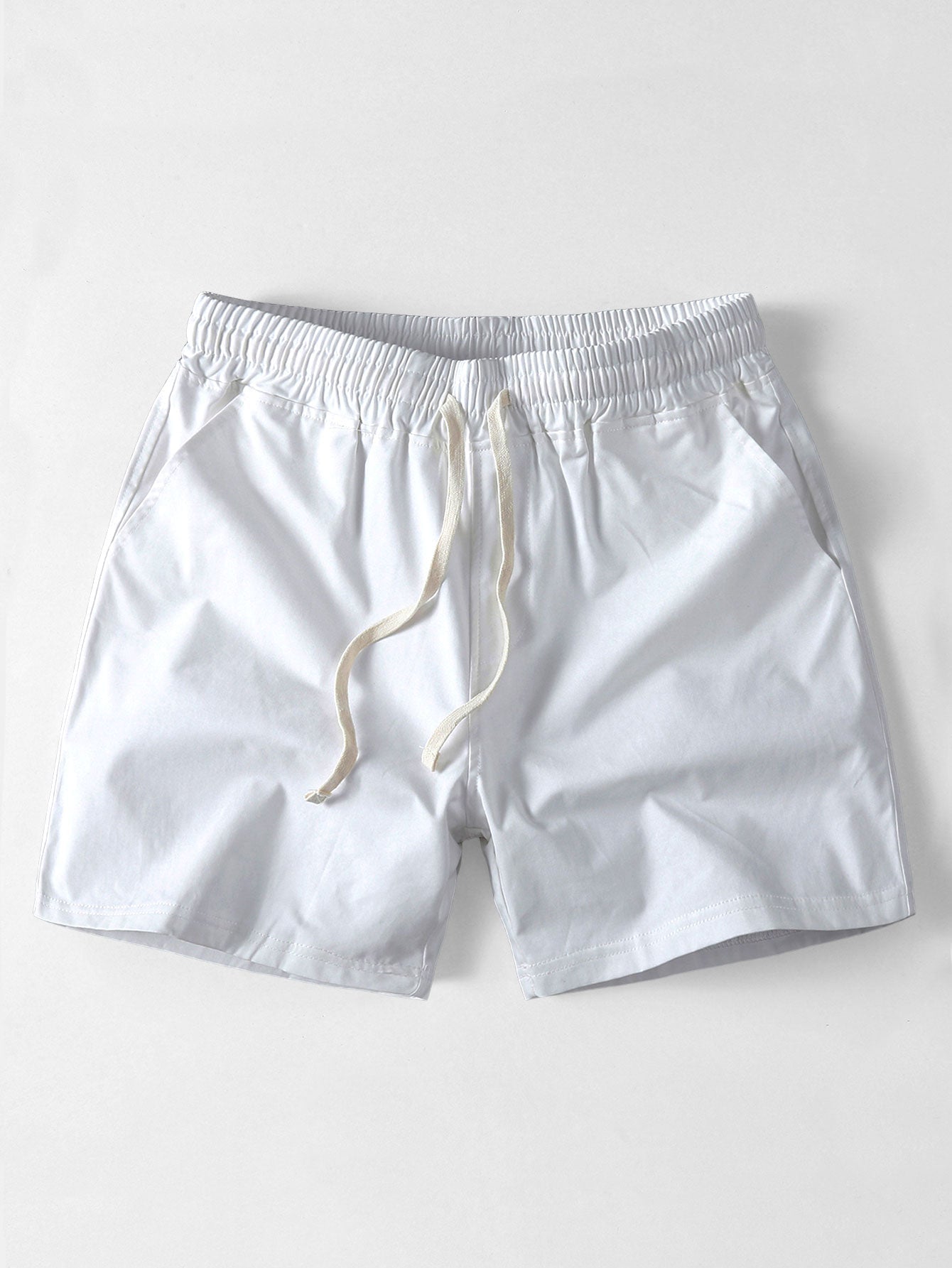 Cotton Drawstring Chino 5" Shorts
