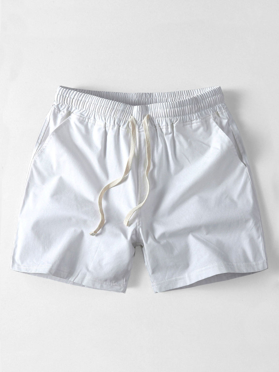Cotton Drawstring Chino 5" Shorts