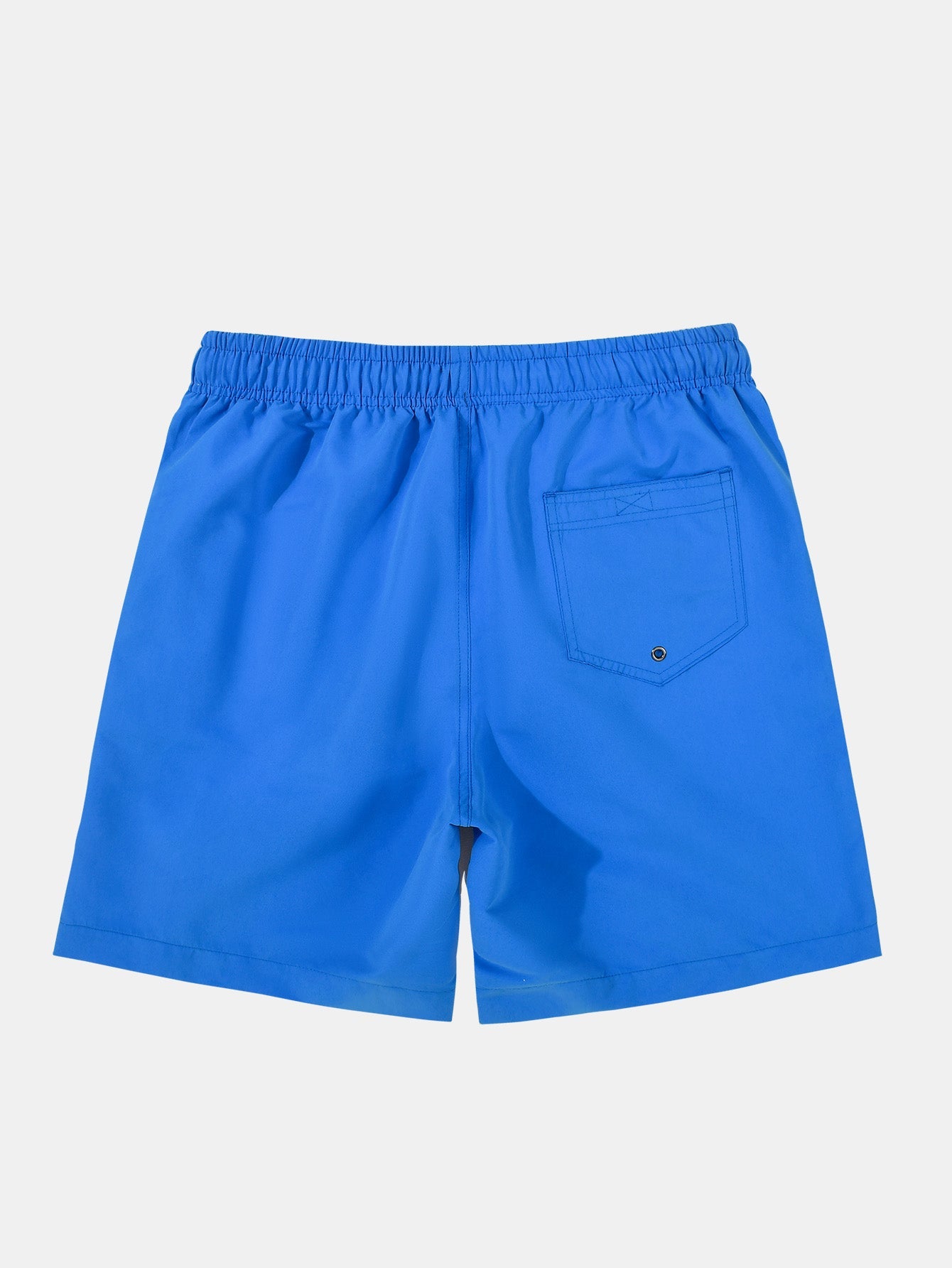 3 Pieces Contrast Waistband Swim Shorts