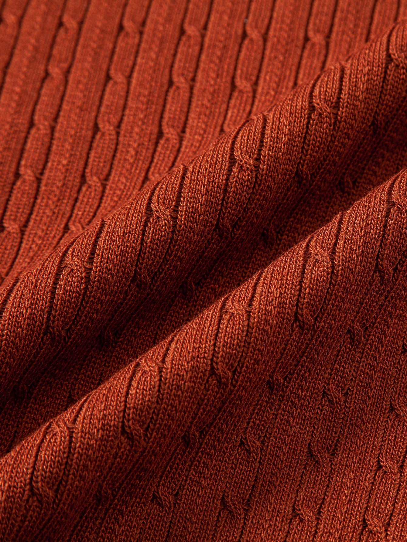 Contrast Trim Twisted Jacquard Knit Polo