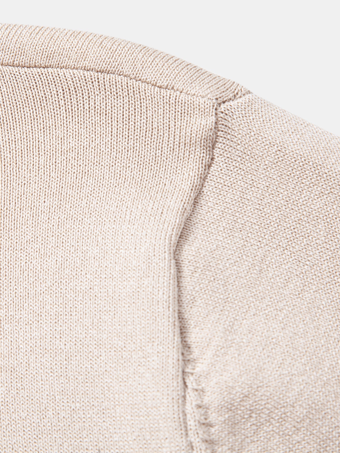 Contrast Trim Zipper Knit Polo