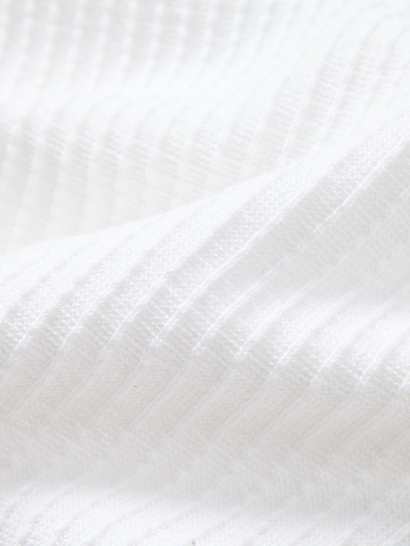 Contrast Stripe Trim Waffle Knit Polo