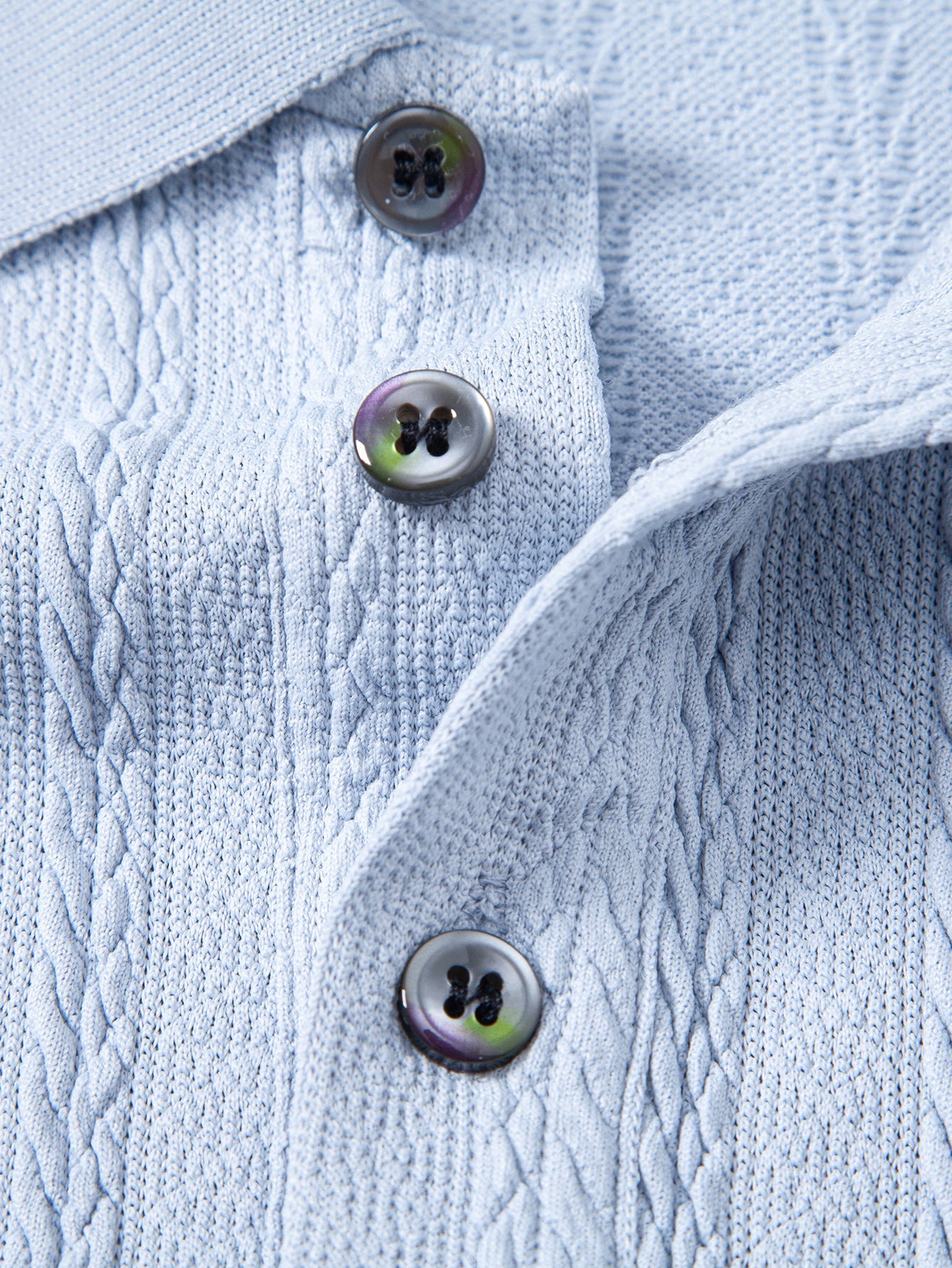 Twisted Jacquard Polo