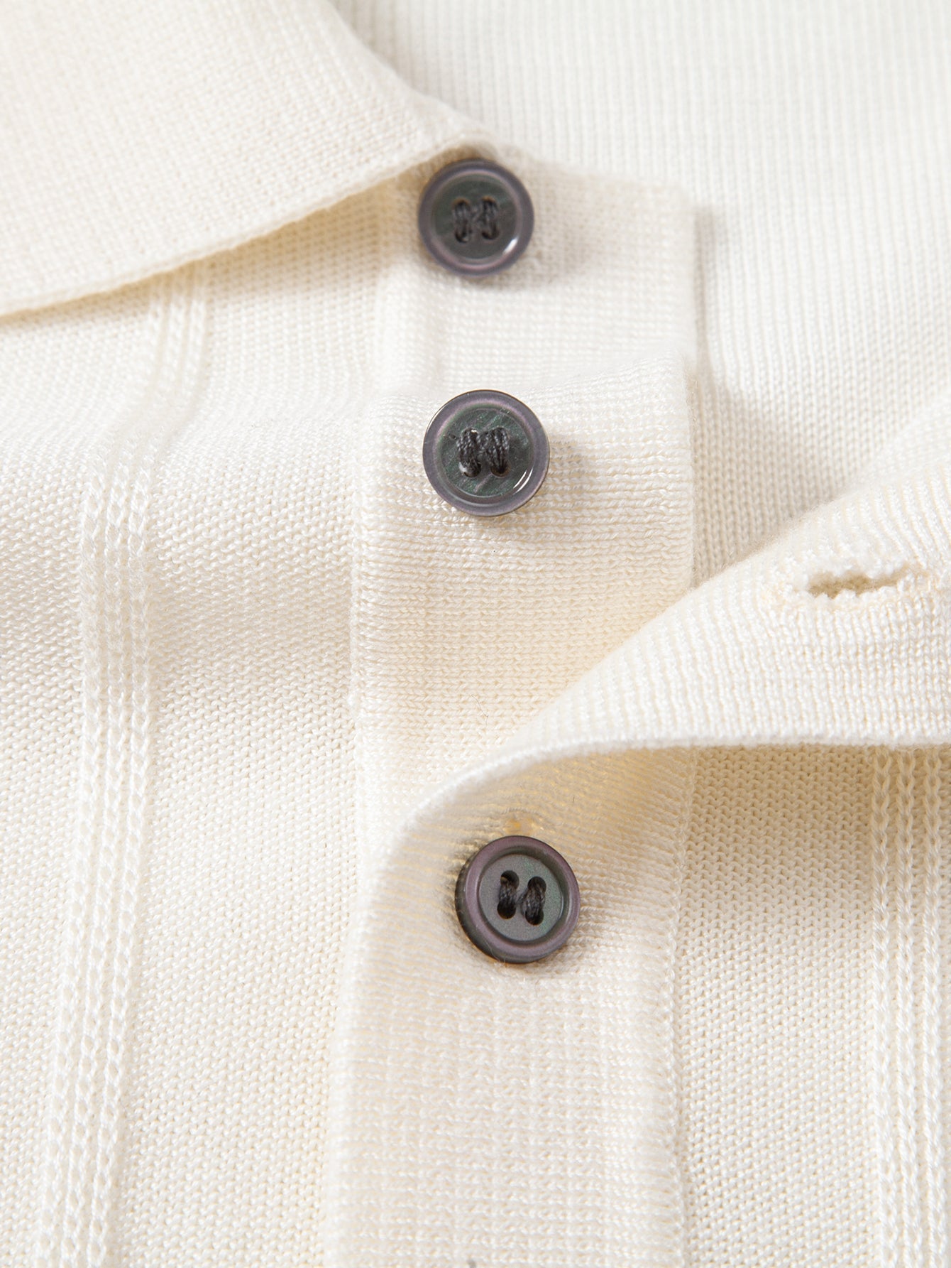 Stripe Knit Polo