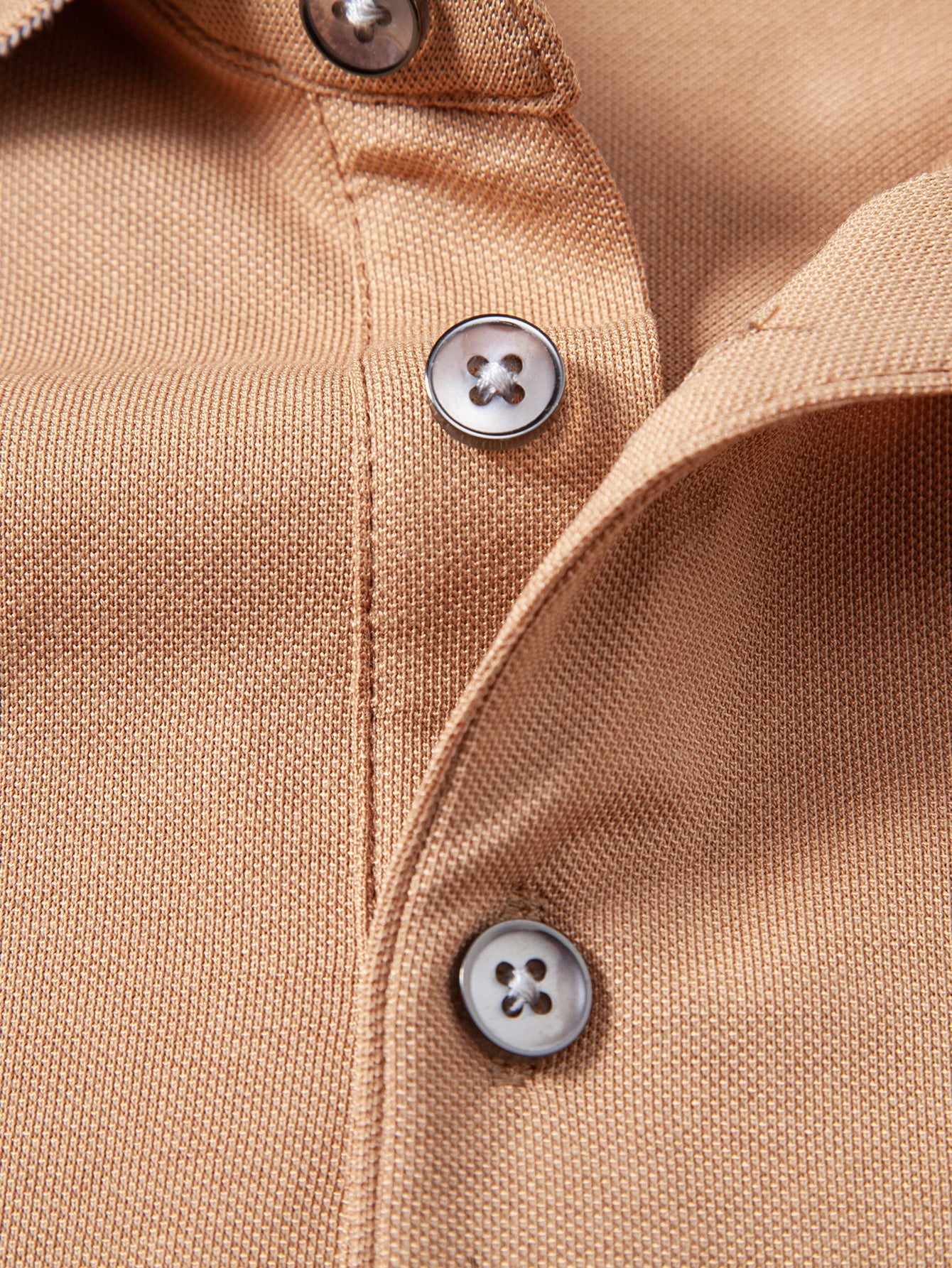 Plaid Collar Polo