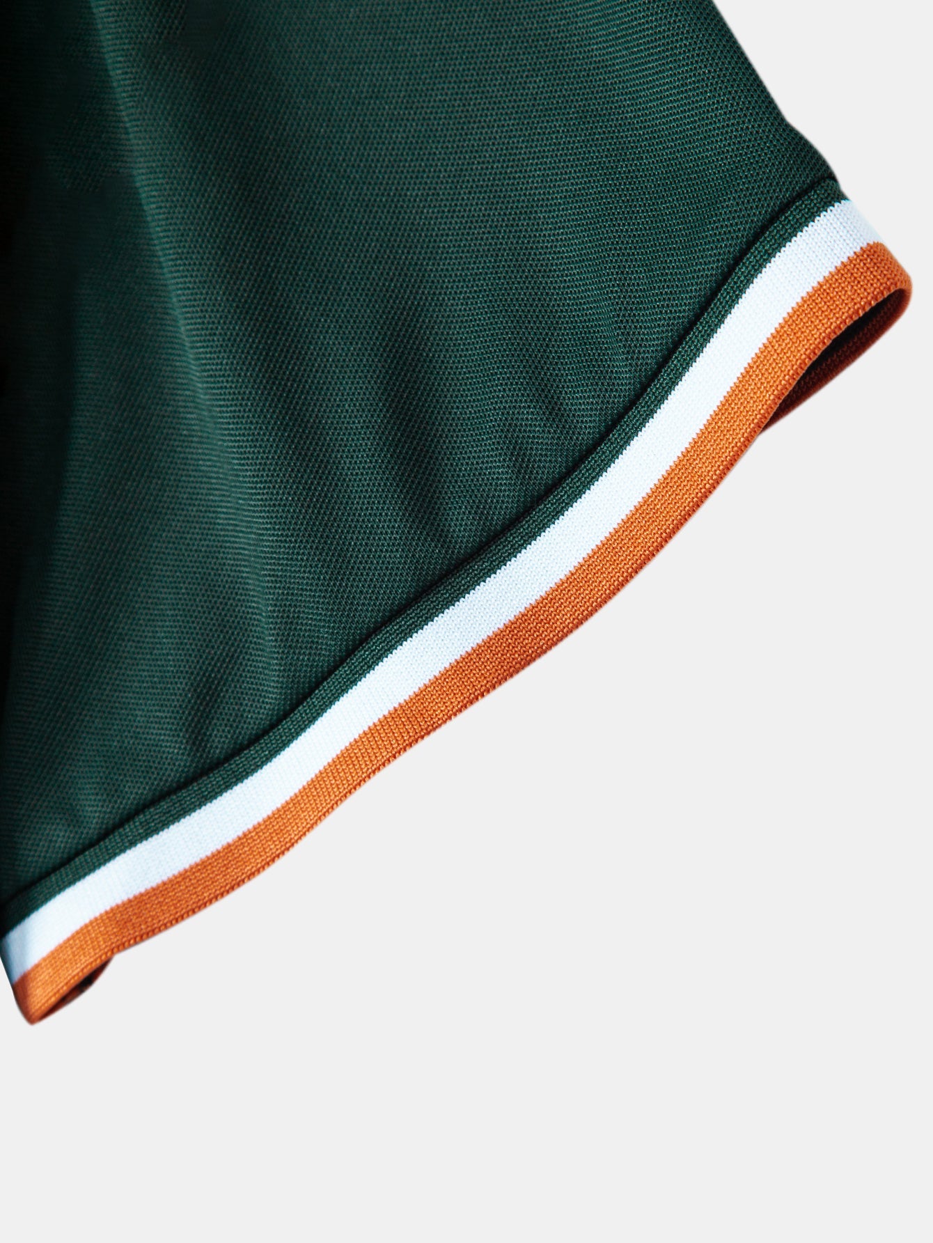 Contrast Trim Pique Polo