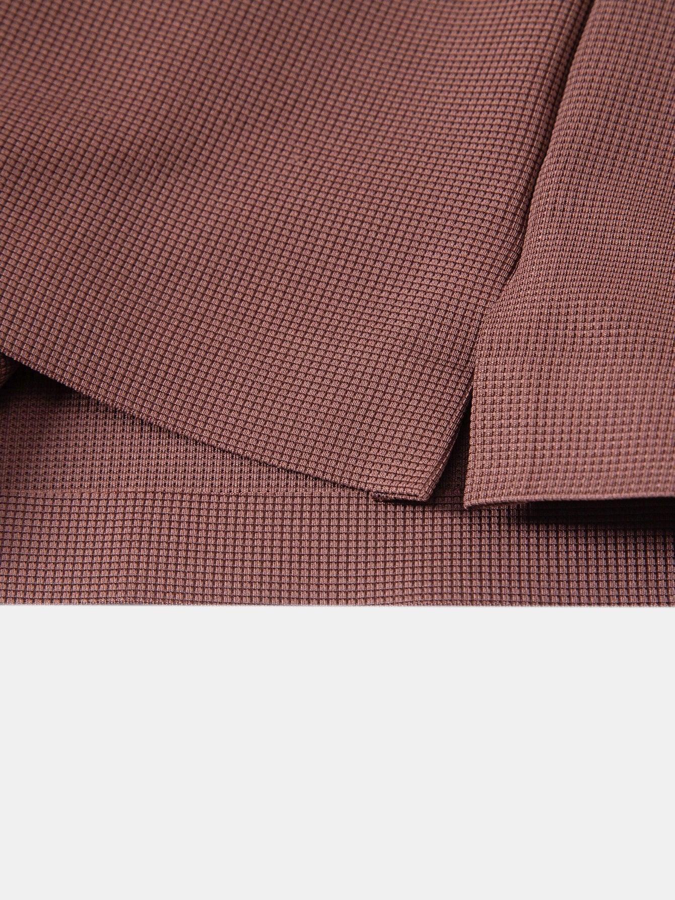 Waffle V Neck Polo