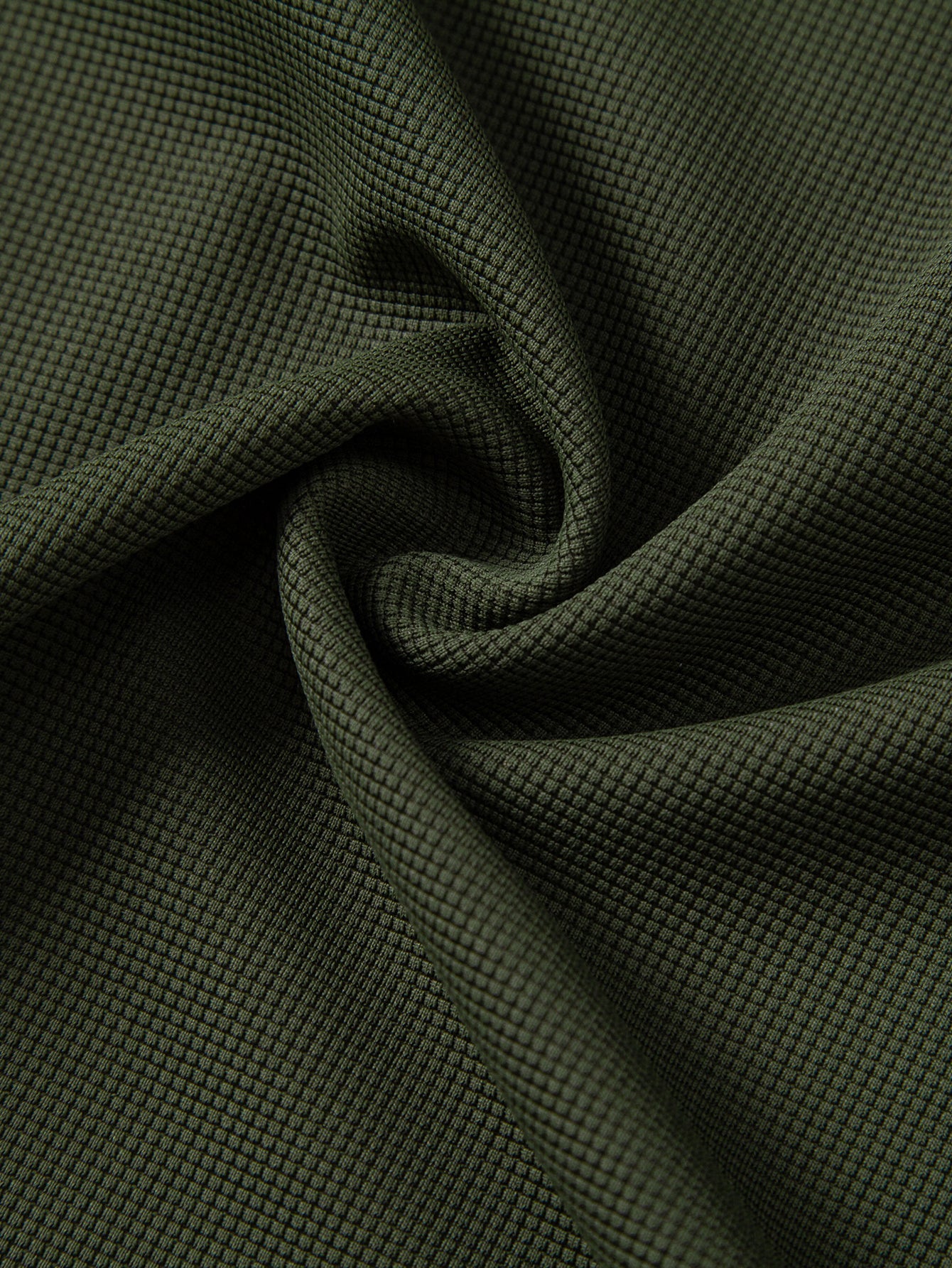 Contrast Trim Zipper Polo