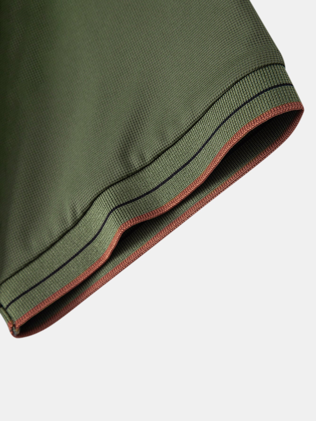 Solid Zipper Polo