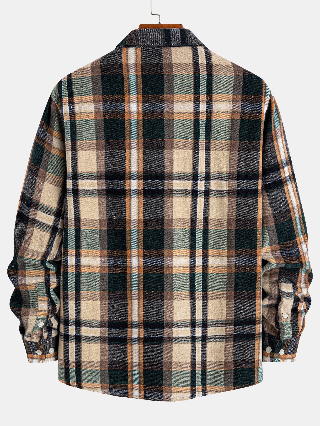 Flannel Plaid Button Up Shirt