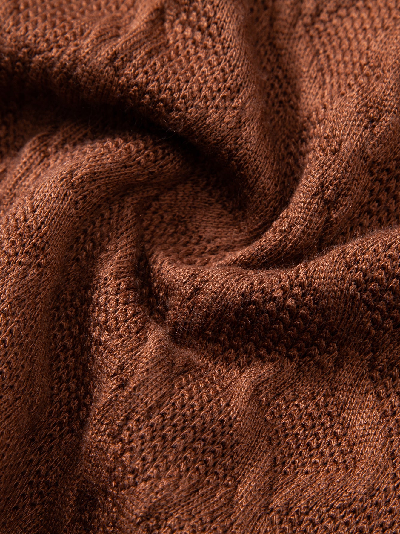 Geometric Jacquard Crew Neck Sweater